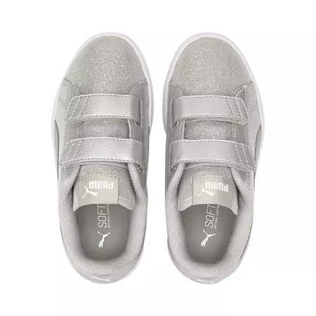 Puma Kids Smash v2 Glitz Glamv Ps "Gray Shine"