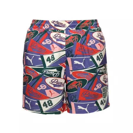 Puma SPORTS LEGACY AOP Relaxed Shorts 6’’ " Blue Crystal-AOP"