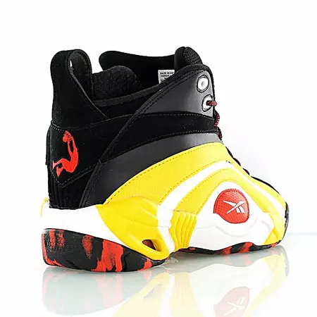 Reebok Classic Shaqnosis OG "Men in Black" (negro/blanco/amarillo/rojo)