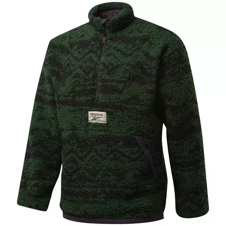Reebok Classic GP Winter Escape Reversible Fleece Half Zip