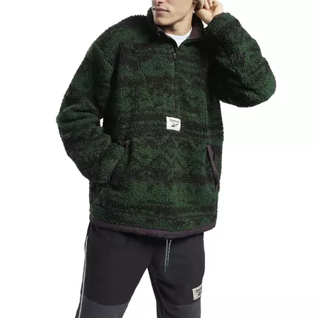 Reebok Classic GP Winter Escape Reversible Fleece Half Zip