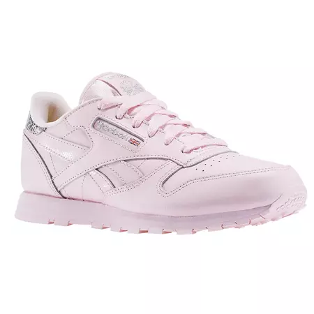 Reebok Classic Leather Metallic Junior (Luster Pink/Silver Metallic)