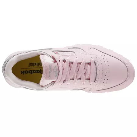 Reebok Classic Leather Metallic Junior (Luster Pink/Silver Metallic)