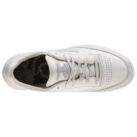 Reebok Club C 85 SYN W "Diamond" (Silver Metallic/Snow Grey/White)
