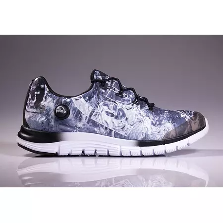 Reebok "ZPump Fusion Splash" (negro/blanco/plata)