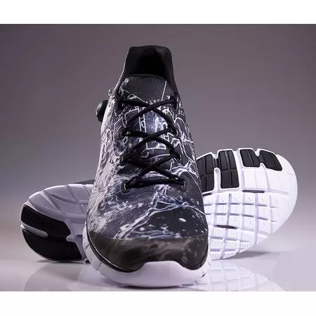 Reebok "ZPump Fusion Splash" (negro/blanco/plata)