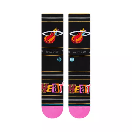 Stance Casual NBA Heat CE Crew Socks