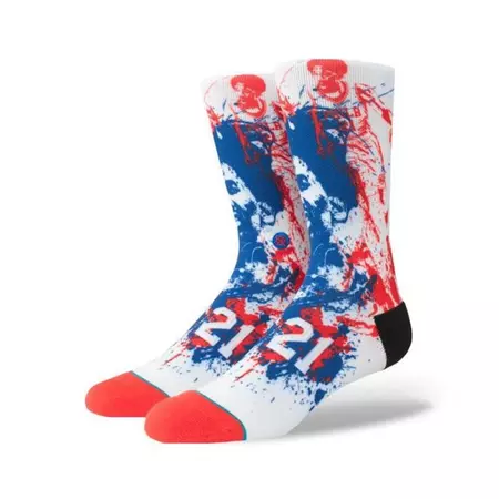 Stance Embiid Splatter MUL