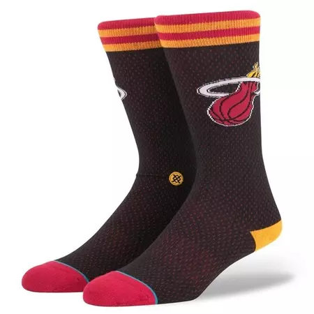Stance Heat Jersey BLK Socks