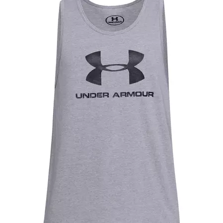 UA Men's Sportstyle Logo Tank "Gray"
