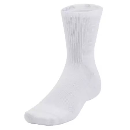 UA Unissex 3-Maker 3-Pack Mid-Crew Socks "White-Mod Gray"