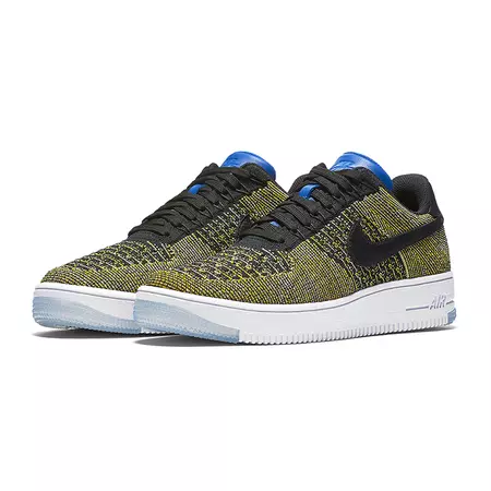 Wmns Air Force 1 Flyknit Low "Warriors" (002/black/team red/clear jade)
