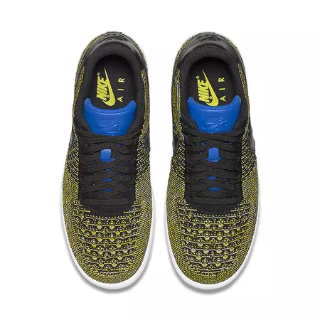Wmns Air Force 1 Flyknit Low "Warriors" (002/black/team red/clear jade)