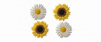 sunflower croc jibbitz