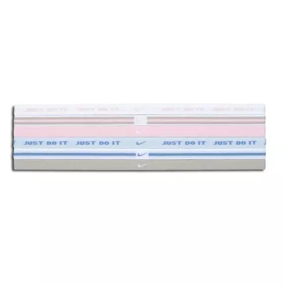 Nike Wide sport bands Assorted 6PK (branco/azul/rosado)