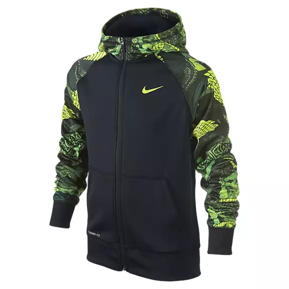 Kobe Sudadera Menino/Menina Performance Full-Zip (010/negro/voltio)