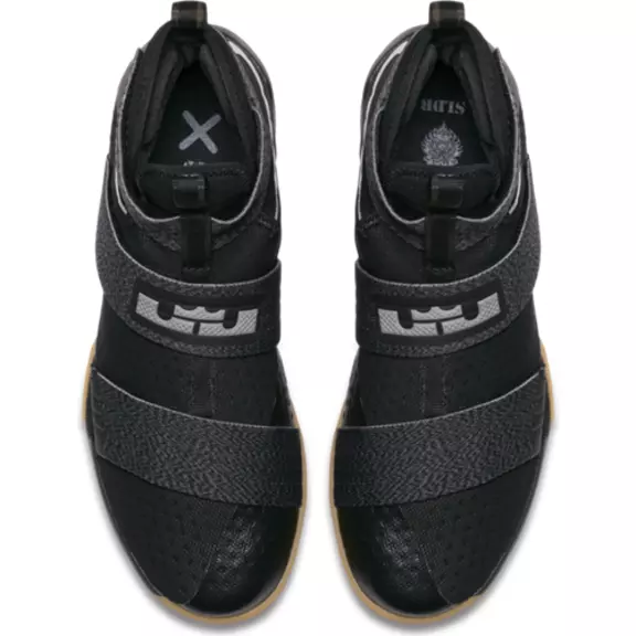 LeBron Soldier 10 SFG "Black Gum" (009/black/mtlc dark grey/gum yellow)