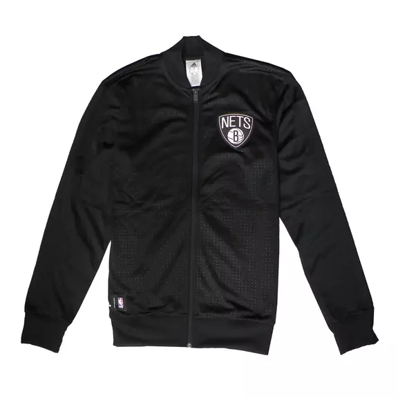 Adidas Chaqueta Winter Hoops Anthem NBA Brooklyn Nets (negro)