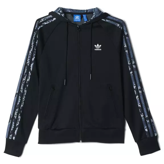 Adidas Originals Chaqueta Mujer Hooded Flock Snake (negro)