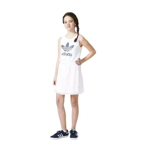 Adidas Originals Junior Girls Dress Tenis (white)