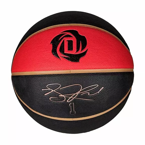 Adidas Balón D-Rose All Purpose 2 Talla 6 (negro/rojo/oro)