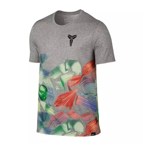 Men's Basketball T-Shirt Kobe 11 (063/grey/flowers)