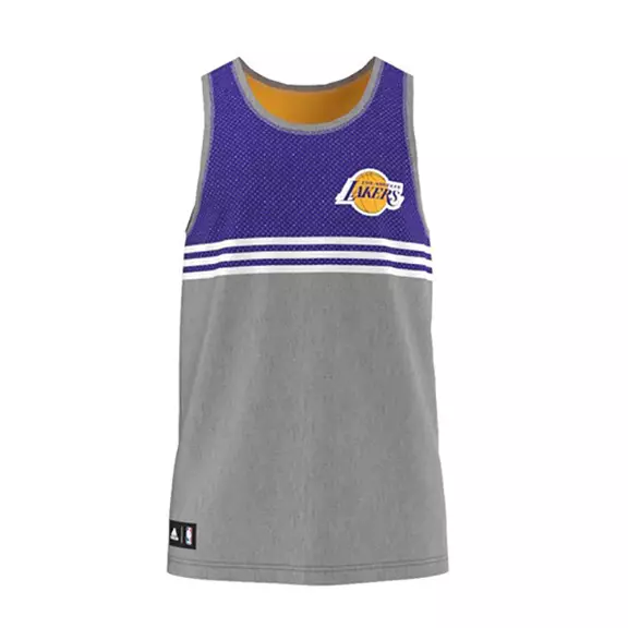Adidas NBA Camiseta Niño L.A Lakers Winter Hoops (purpura/gris)