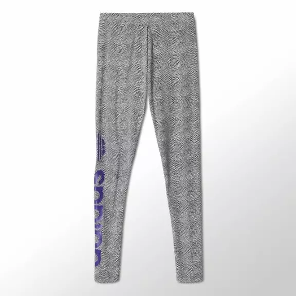 Adidas Original NBA Leggings Mulheres Lakers (gris/purpura)