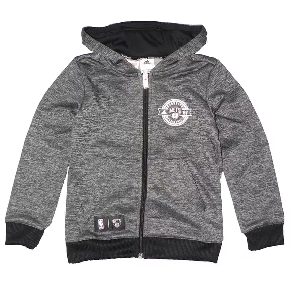 Adidas Sudadera Menino NBA Brooklyn Nets Fan Winter FZ (gris)