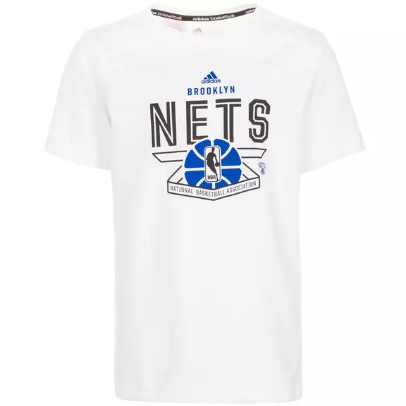 Adidas Camiseta Menino NBA Brooklyn Nets Price Point (blanco/azul/negro)