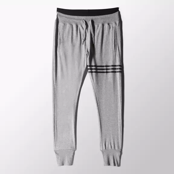Adidas Pantalón Mulheres Dance 3 Stripes (gris/negro)