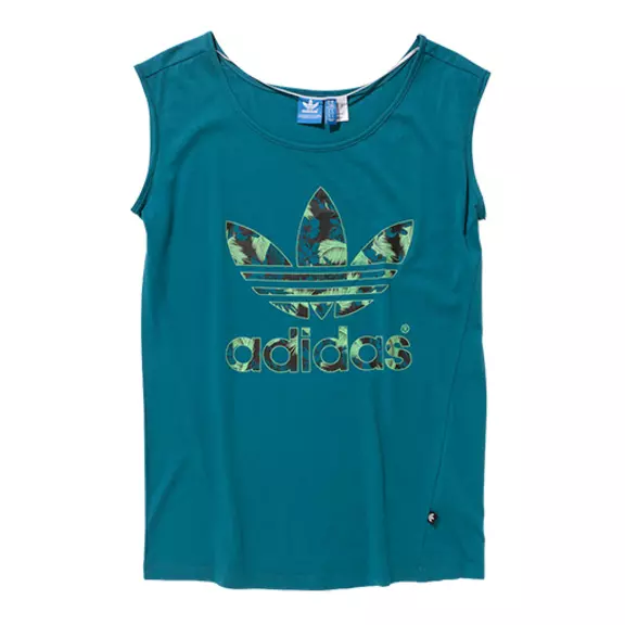 Adidas Originals Camiseta Mujer Hawaii Logo (verde)