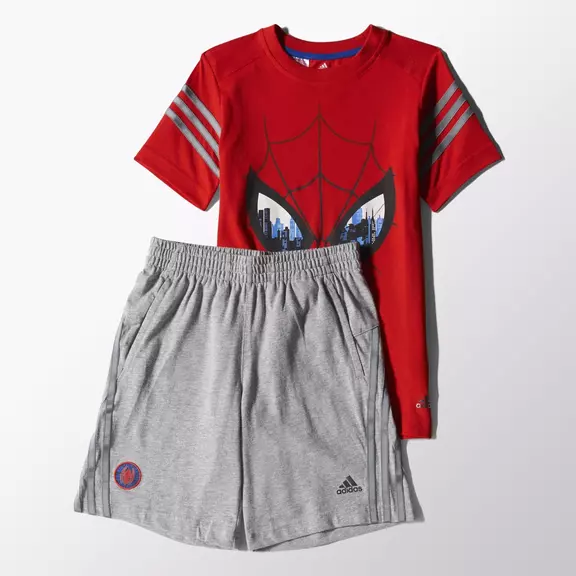 Adidas Marvel Conjunto Menino Spider-Man (rojo/gris/azul)
