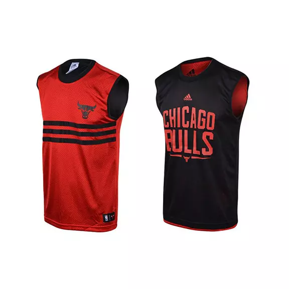 Adidas Camiseta Menino NBA Bulls Summer Run Reversible (rojo/negro)