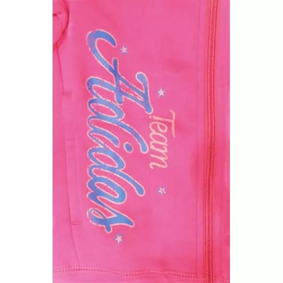 Suéter Adidas Young Girl Full Zip (rosado)