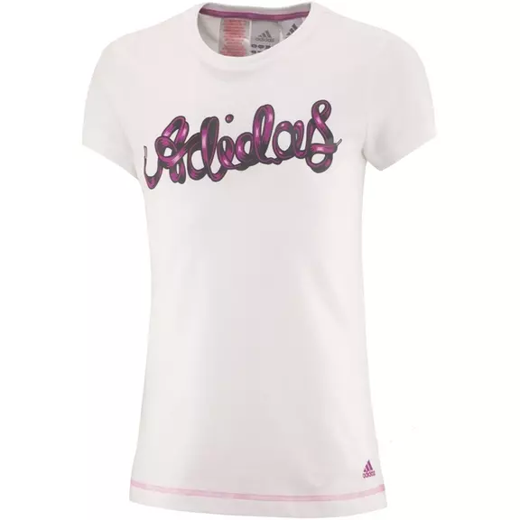 Adidas Young Girls Cool Graphic Liner Tee