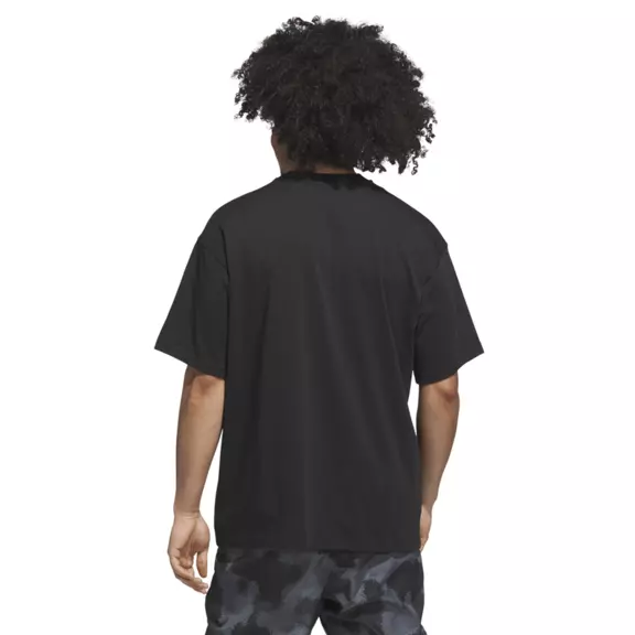 Adidas Basketball Anthony Edwards Believe That T-Shirt "Black/Preloved Lime"