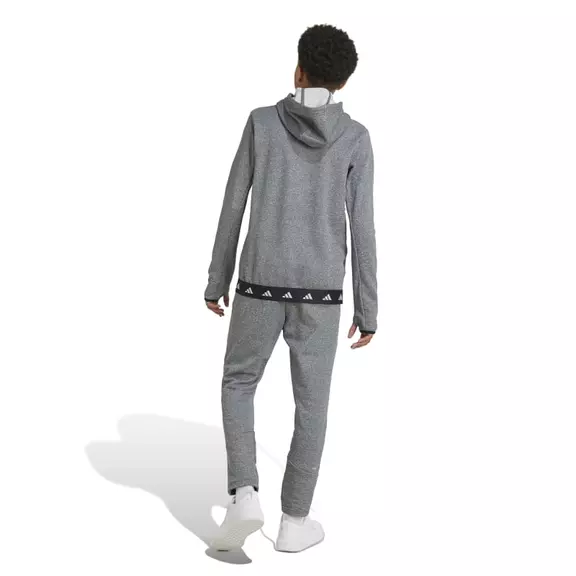 Adidas Kids Fleece Joggers "Black Melange"