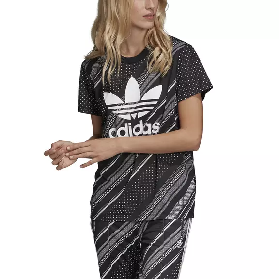 Adidas Originals Boyfriend Trefoil Tee "Bandana Print"