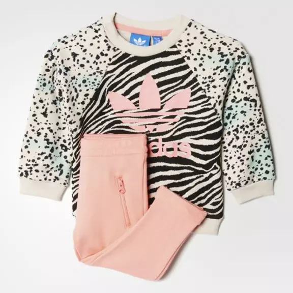 Adidas Originals Chándal Bebê YWF Crew (multicolor/ray pink)