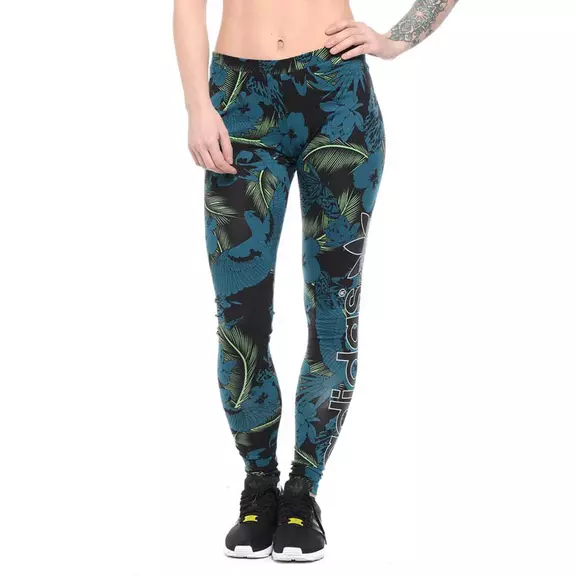 Adidas Originals Legging Mulheres Hawaii (negro/azul/verde)