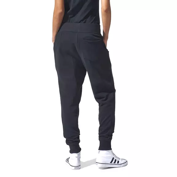Adidas Originals Pantalón Mulheres Logo Essentials Baggy (negro/blanco)