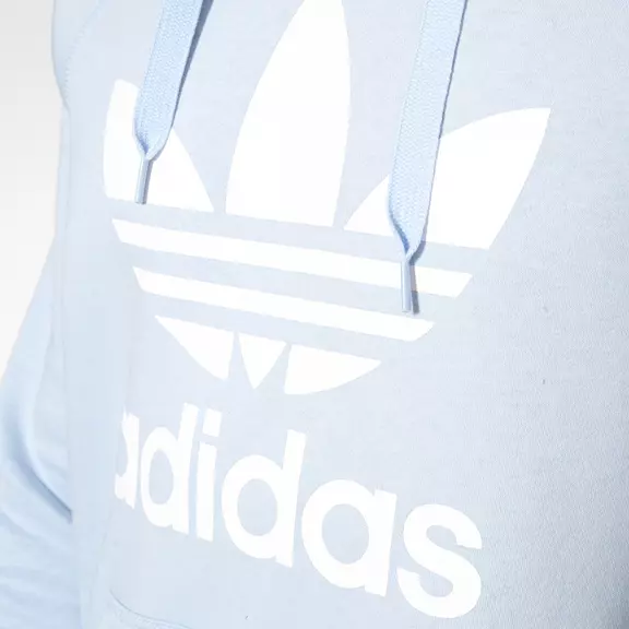 Adidas Originals Trefoil Logo Hoodie (Easy Blue)