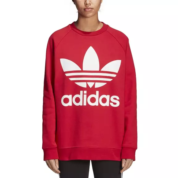 Adidas Originals Trefoil Oversized Crew Women´s (Real Red)