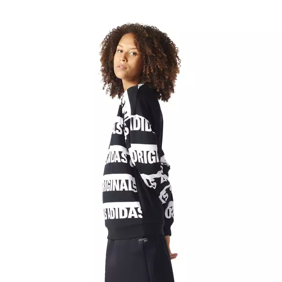 Adidas Originals Trefoil Sweatshirt  "Berlin" (Black/White)