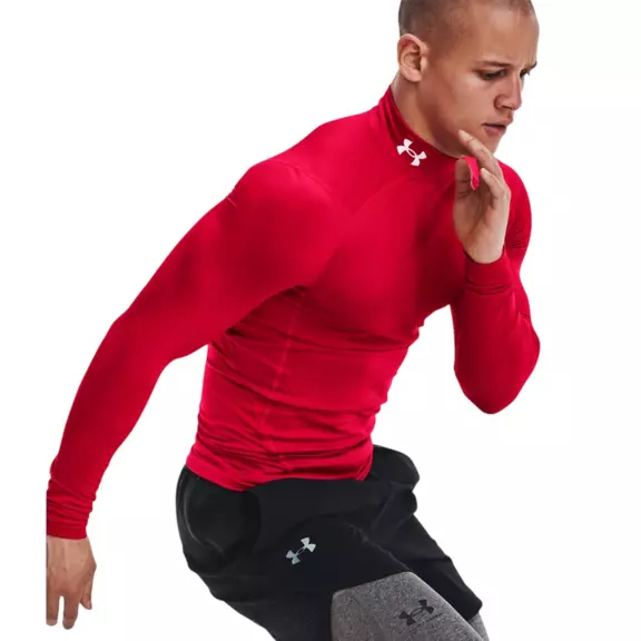 UA ColdGear® Armour Comp "Red" T-Shirt