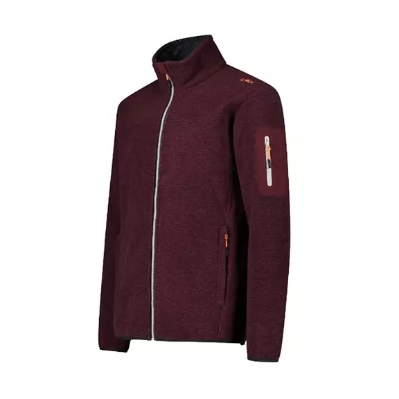 Campagnolo Men's Jacquard Knit-Tech Fleece "Burgundy"