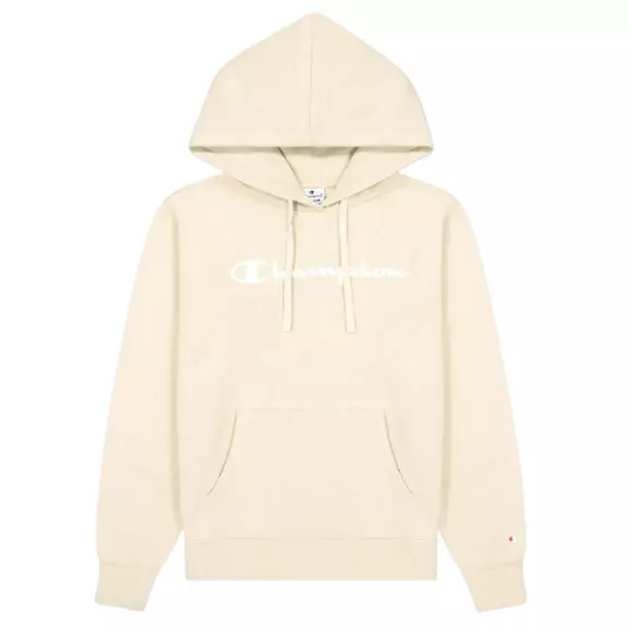 Champion Legacy Big Script Logo Print Hoodie "Wheat"