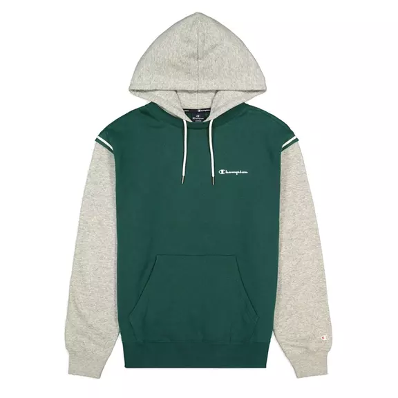 Champion Legacy Contrast Layered Small Script Logo Hoodie