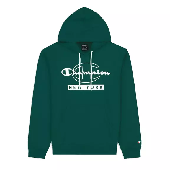 Champion Legacy New York Graphic Print Hoodie "Forest Green"
